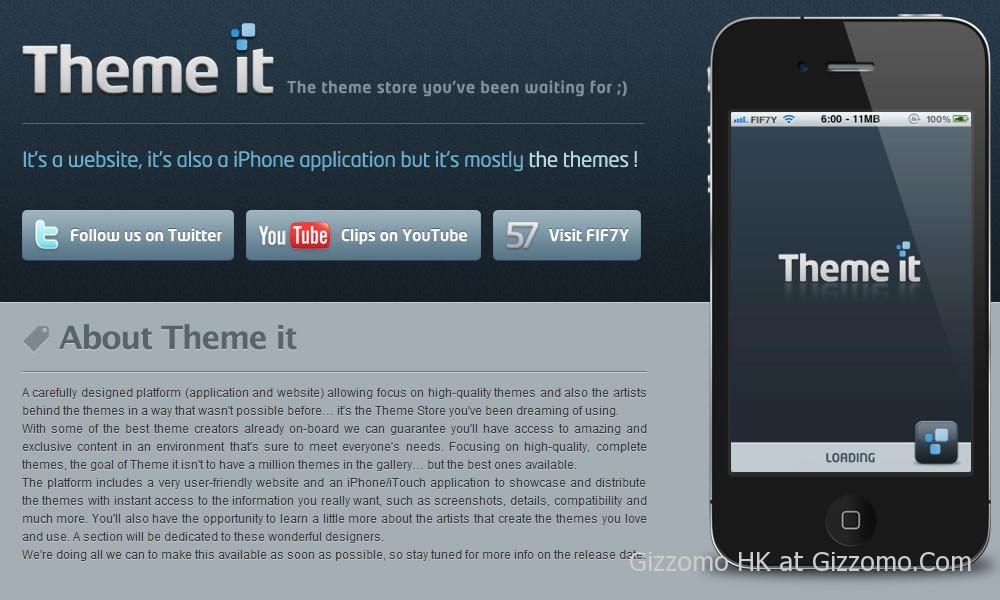 Theme It - iOS 介面主題平台即將推出
